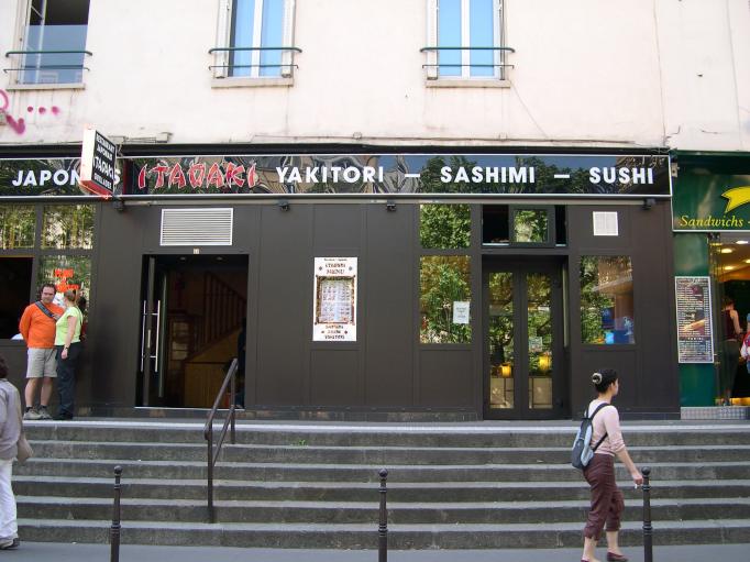  restaurant japonais (yakitori - sashimi - sushi) . rue Monsieur le Prince (6e)